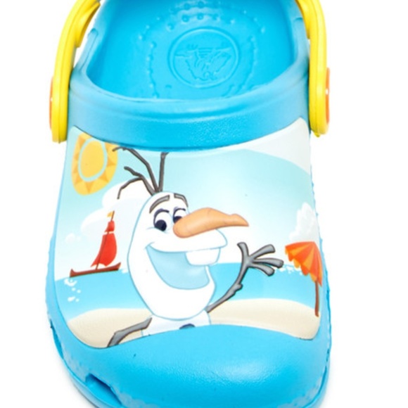 CROCS Other - Crocs Frozen Olaf Clog Electric Blue Sz12/13 NEW CROCS Other - Crocs Frozen Olaf Clog Electric Blue Sz12/13 NEW
